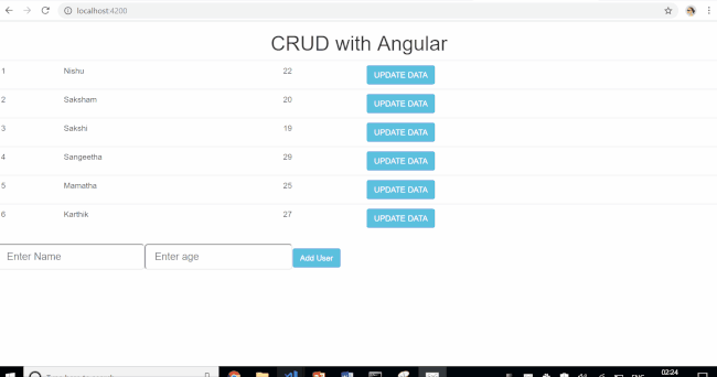 Building A CRUD Application With Angular